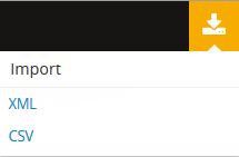 An image of the Import menu's options