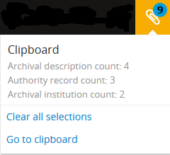 An image of the Clipboard menu when items are pinned.