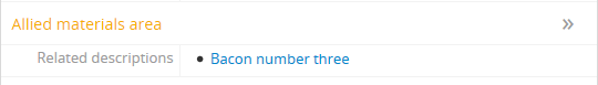 A related description link as seen in the view page