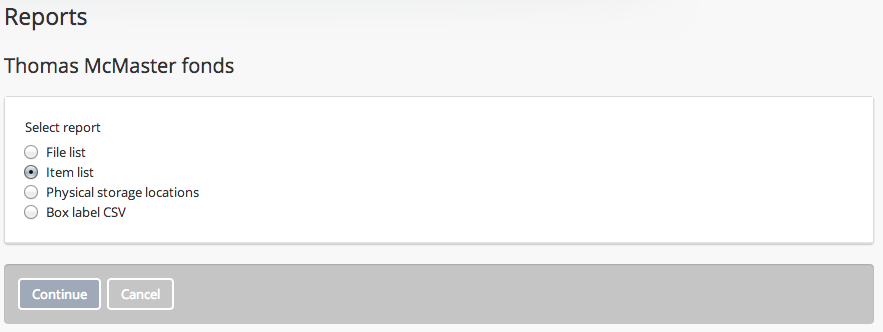 Reports view to the logged-in user with Admin privileges
