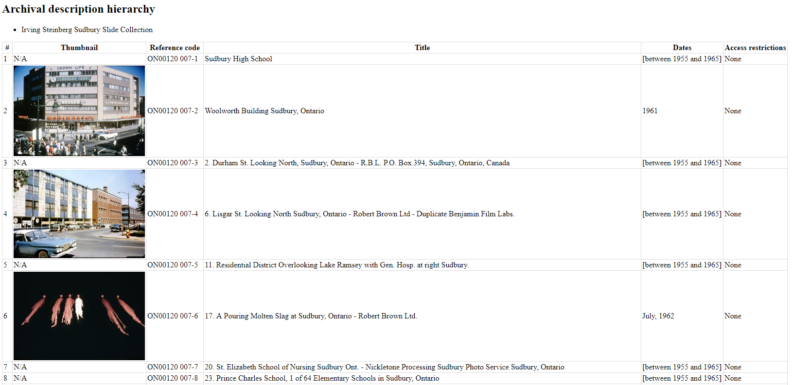 Print preview to the public user.