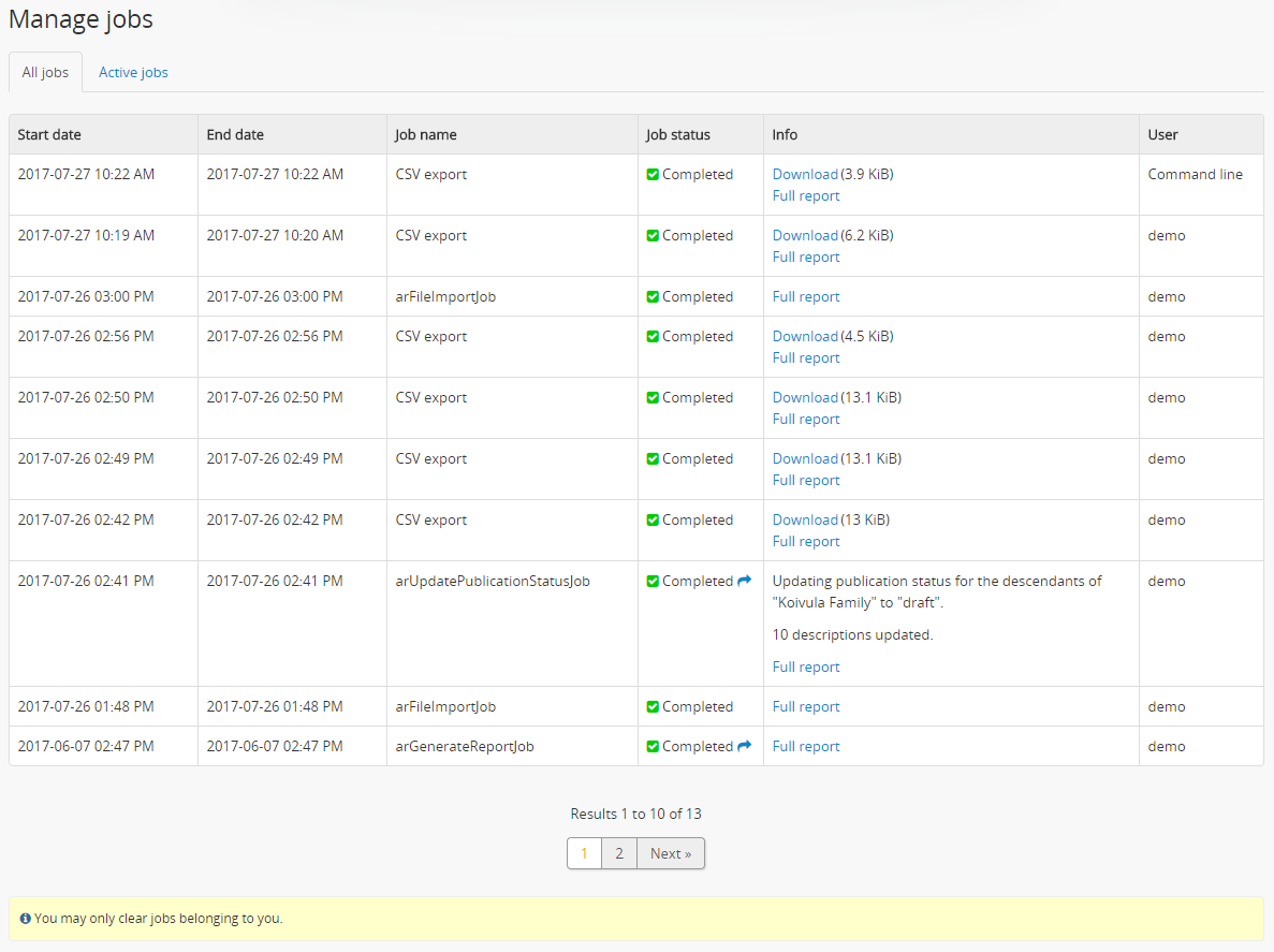 HST set of returning about this storage