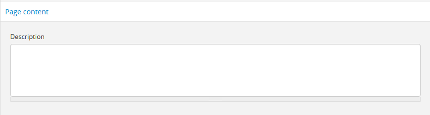 An image of the edit field for adding custom content to a repository