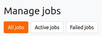 An image of the Jobs page tabs