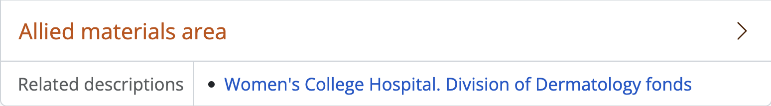 A related description link as seen in the view page