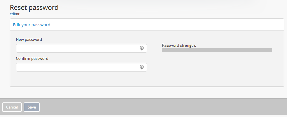 An image of a user's profile page in edit mode