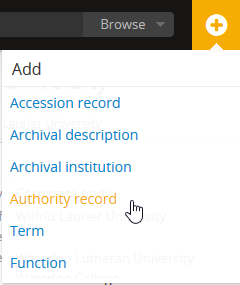 An image of the Add menu's options